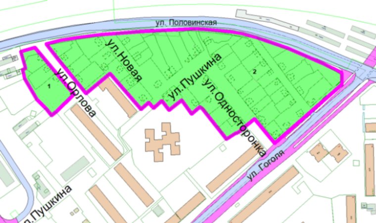 В Кургане построят новый квартал на месте частного сектора