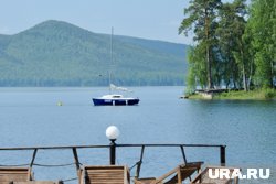Благодаря антициклону на озерах - полный штиль