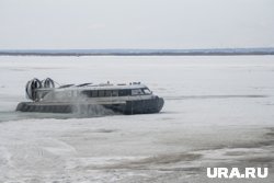 В ХМАО обнаружили нелегальное речное такси на воздушной подушке