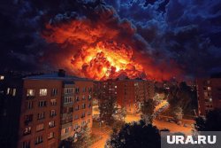 В частном секторе загорелось несколько домов в результате удара беспилотников