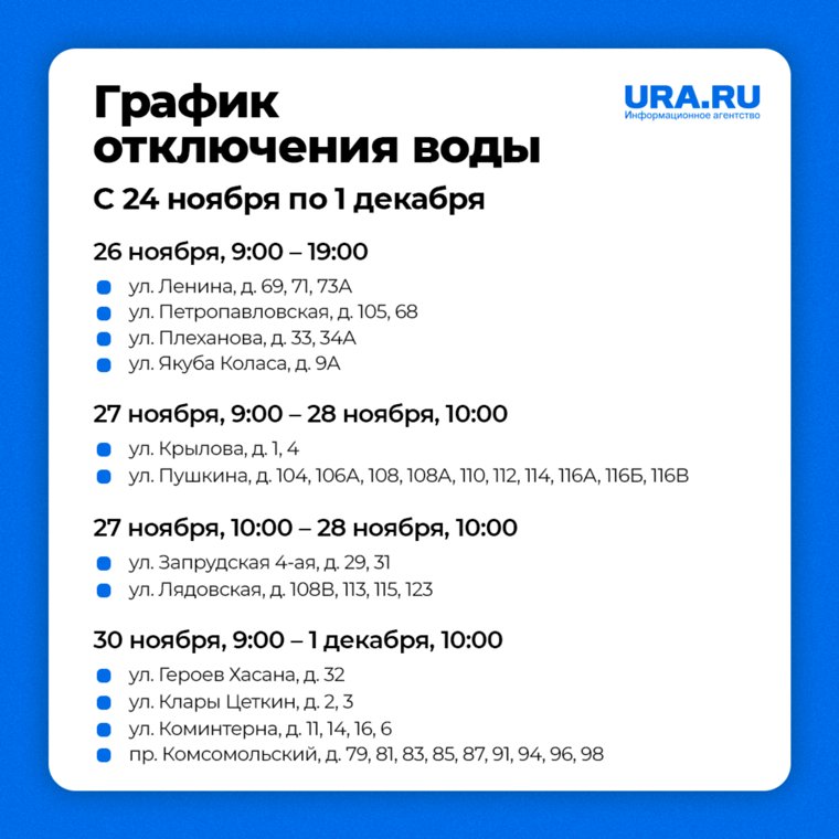 Отключение воды связано с проведением ремонтных и аварийных работ