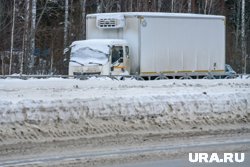 На трассе заметили несколько грузовиков (архивное фото)