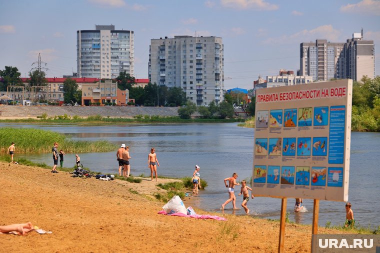 На курганском пляже нашли труп