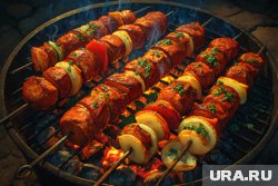 Курганцы смогут перекусить шашлыком на ярмарке