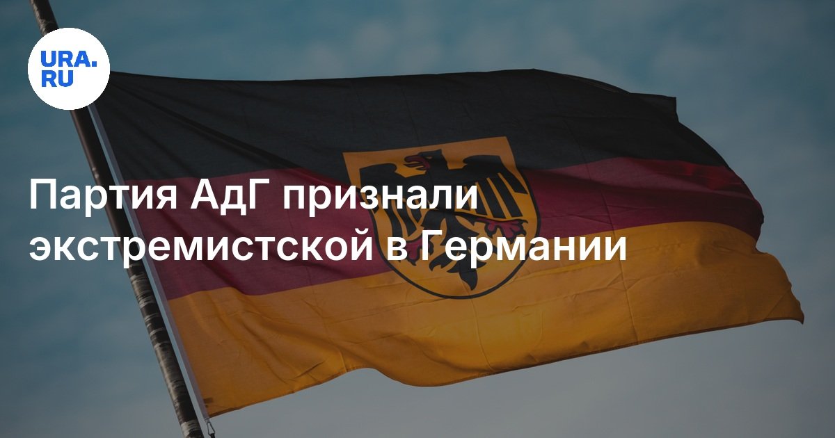 Рейтинг "Альтернативы для Германии" снова вырос, и её признали экстремистской