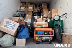 На газели возят гуманитарную помощь в зону СВО (архивное фото)