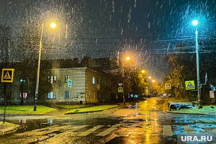 Первый снег быстро перейдет в дождь