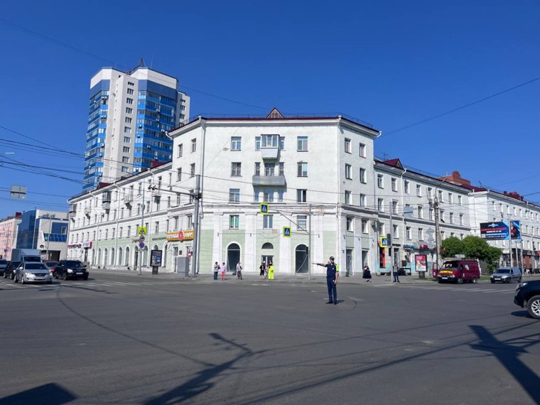 На перекрестке улиц Пролетарская и Гоголя не работает светофор