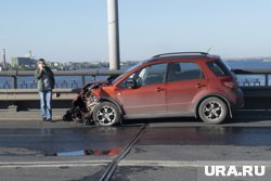 На мосту в Энергетиках произошло ДТП