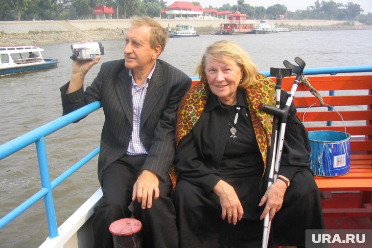 Людмила Иванова с мужем
