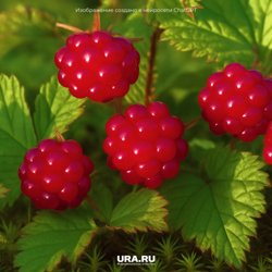 Княженика похожа внешне на малину, а по вкусу на ежевику с ананасом 