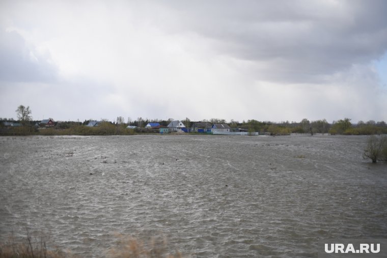 В Ильинке река Ишим убывает