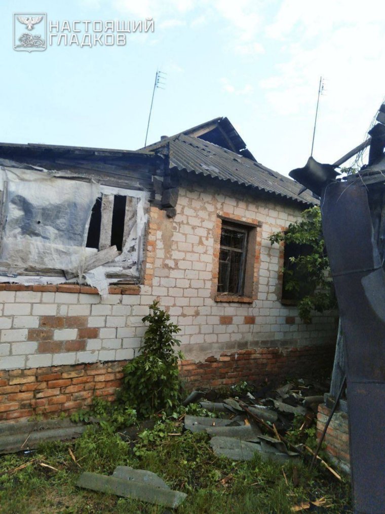В селе Новостроевка-Первая от детонации дрона повреждено здание социального объекта