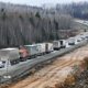 Пробка на челябинской трассе М-5 сократилась до 20 километров 