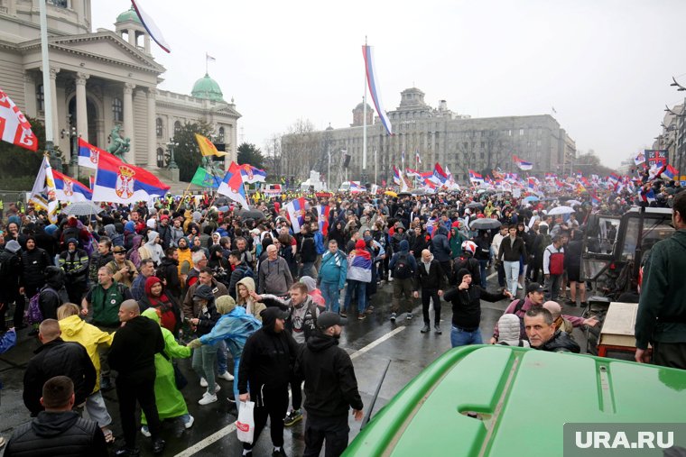 Протесты начались с трагедии в Нови-Саде