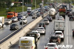 Заторы связаны со строительством разворотной петли