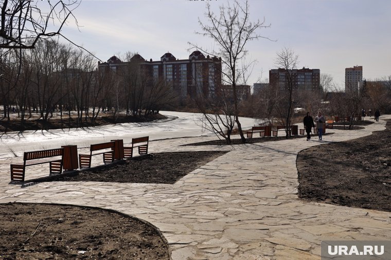 В Заозерном районе Кургана появился новый сквер (архивное фото)