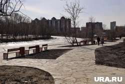 В Заозерном районе Кургана появился новый сквер (архивное фото)