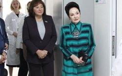 Галина Резяпова удивляет своей любовью к бирюзовому