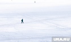 Ребенок чуть не провалился под лед 9 марта на реке в курганском парке