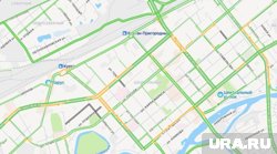 Утром в Кургане наблюдались заторы на дорогах