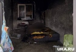 В результате пожара погиб человек