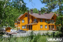 Коттедж окружен вековыми соснами (архивное фото)