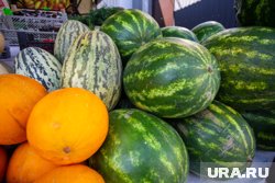 В Челябинске начинается пик продаж арбузов и дынь