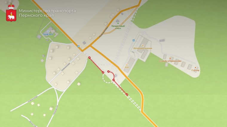 Водители будут объезжать кольцо в районе Новожилово