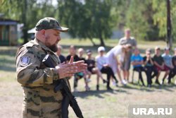 Казаки Кургана вместе с детьми и подростками участвуют в военно-патриотических играх