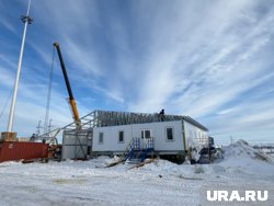 Такой пост поставили на Командиршорском месторождении