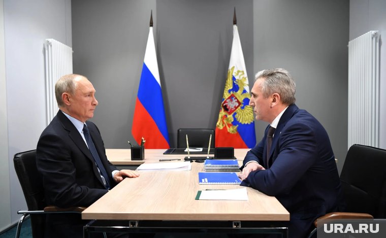 Встреча тюменского губернатора Моора и президента РФ Путина в 2020 году в Тобольске