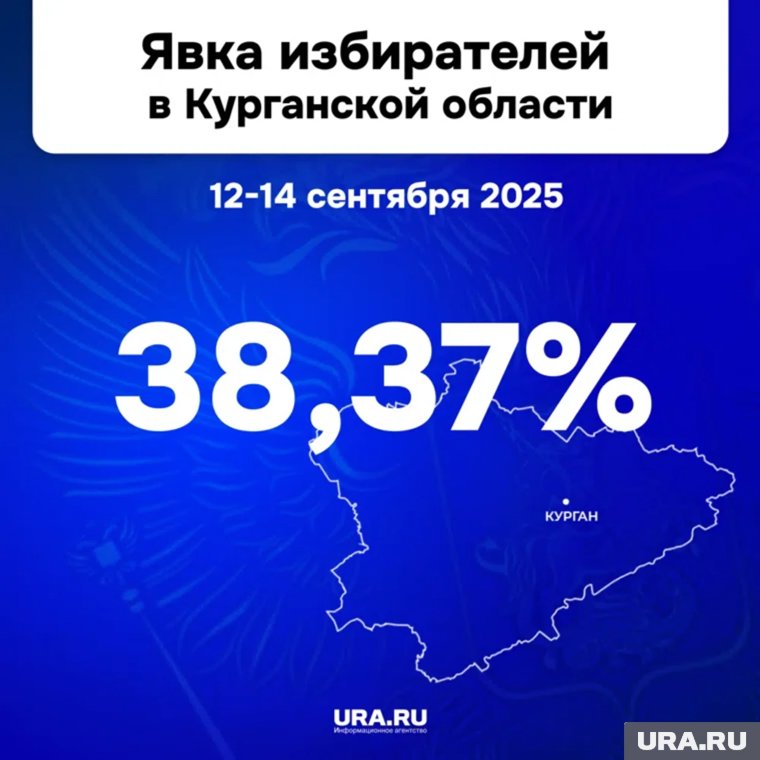 В Курганской области зафиксировали рекордную явку за 15 лет