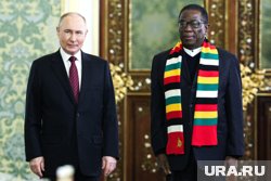Путин встретился с Эммерсоном Дамбудзо Мнангагвой