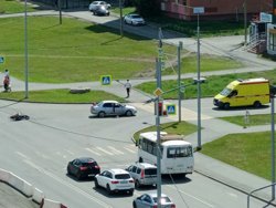 Авария произошла на перекрестке Мальцева-Фарафонова