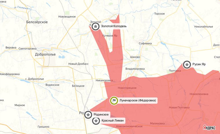 Именно так выглядит предполагаемый прорыв в ДНР 