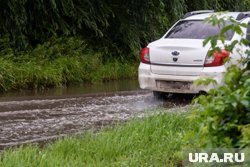 Участки подтопило после дождя