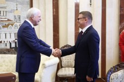 Алексей Текслер (справа) сообщил Борису Грызлову о перспективах сотрудничества с Беларусью