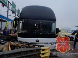 В результате столкновения, предварительно, пострадали 30 человек