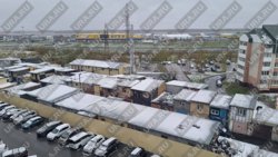 Последствия снегопада в Ханты-Мансийске 
