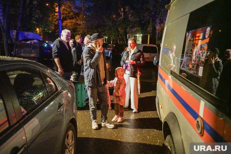 Взрыв в жилом доме произошел вечером