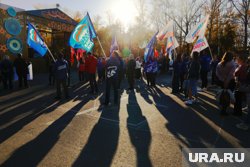 В Кургане прошел митинг-концерт в честь присоединения новых регионов