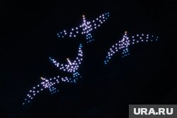 В небо взмыли 2,5 тысячи дронов
