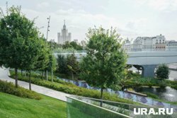 Женщина упала в Москву-реку