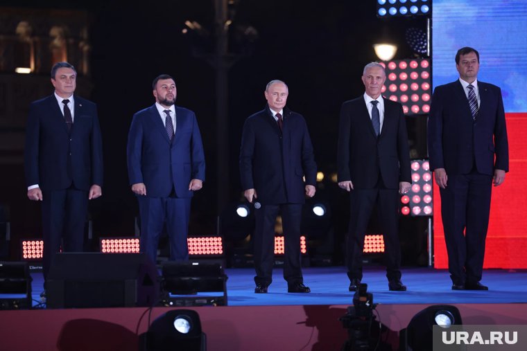 Путин часто встречается с главами ЛНР, ДНР, Запорожской и Херсонской областей
