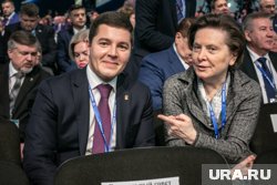 На фото: Дмитрий Артюхов и Наталья Комарова 