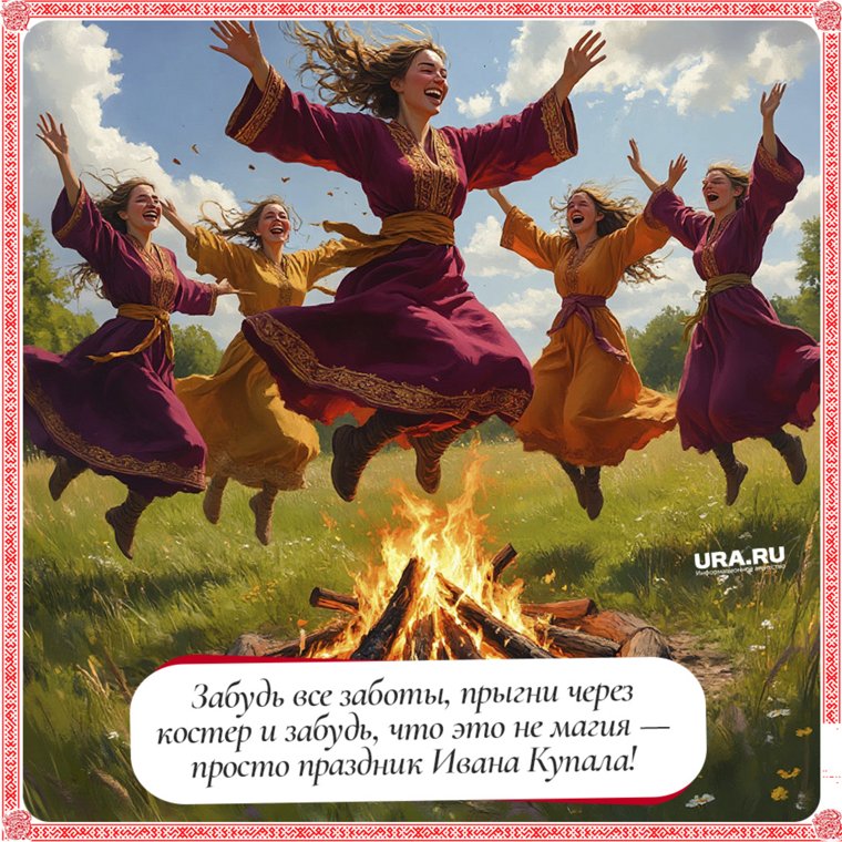 Пусть костры на Ивана Купала сожгут все ненастья, а в душе останется только свет