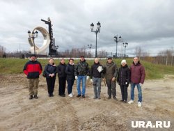 Участники экологической акции в Салехарде 