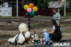 1 августа, в годовщину трагедии, Елена скорбела по погибшим 