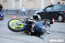 Мотоциклист в ДТП получил серьезные травмы